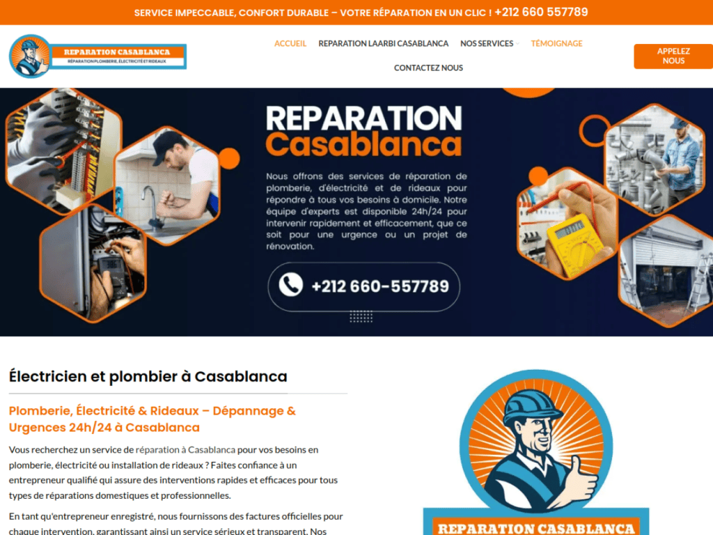 Refonte Site Web Maroc - exemple de modernisation de site