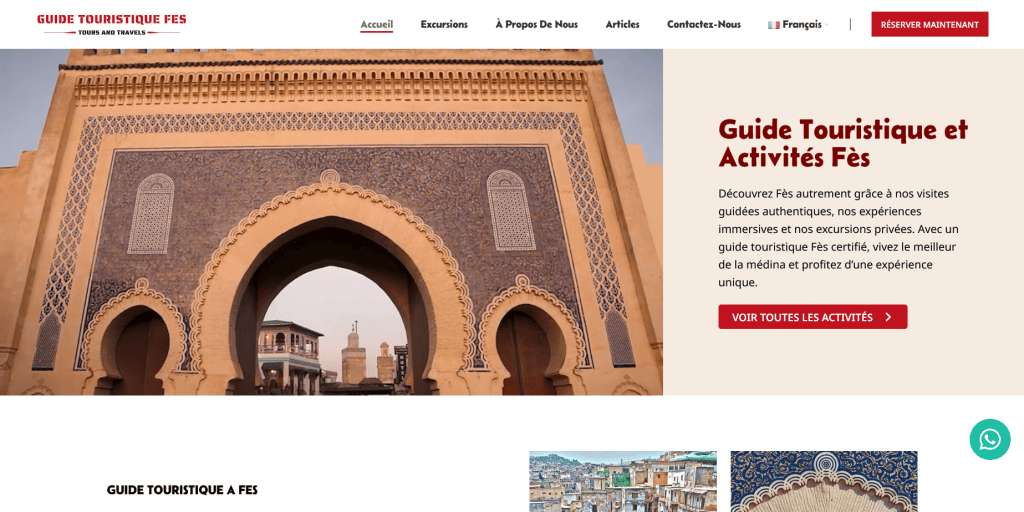 Création Site Web Fès 6 Création Site Web Fès - Guide Touristique Fès